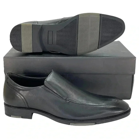 Alfani Wayde Black Leather Men's Loafers Size 7.5M - Picture 15 of 16